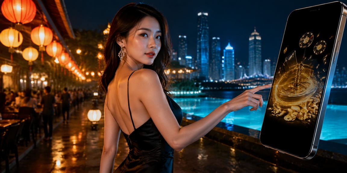 Người dùng xem kèo cá cược trực tuyến tại chợ đêm Mũi Né với điện thoại